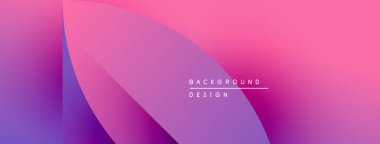 Soyut eğim arkaplanı. Pembe, mor renkler düzgün bir şekilde harmanlanır. Metin kaplamalı minimalist tasarım, tasarım. Modern estetik.