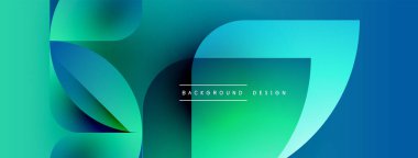 Soyut gradyanlar çakışıyor, dinamik görsel etki yaratıyor. Modern tasarım öğeleri yenilik, akıcılık ve tazeliği önerir. Mevcut en küçük metin.