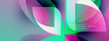 Soyut sıvı şekiller, canlı renklerin karışımı. Modern tasarım elementleri dinamik bileşim yaratır. Turkuaz, pembe, mor renkler egemen.