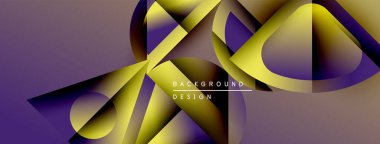 Soyut tasarım dalgalı şekiller, canlı mor, altın renkler içerir. Modern estetik, dinamik bileşim, uygun arkaplan ögesi.