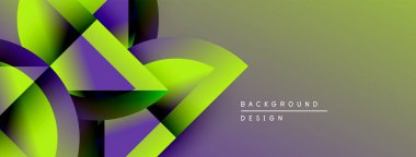 Soyut sıvı şekilleri, canlı yeşil mor gradyanlar. Arka planlar ve sunumlar için modern tasarım öğesi. Yumuşak geçişler, dinamik kompozisyon.