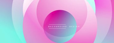 Soyut arkaplan özellikleri üst üste biniyor. Renkler mavi, pembe ve turkuazdan karışıyor. Yumuşak gradyanlar oluşturuyor. Metin arkaplan tasarımı okur.