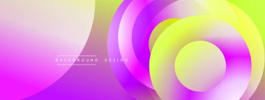 Soyut sıvı şekiller, canlı pembeler, sarılar modern arka plan oluşturur. Gradyan renkler sorunsuz harmanlanarak, dinamik görsel efekt sunar.