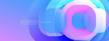 Soyut sıvı şekiller, canlı renklerin karışımı. Eşmerkezli daireler dinamik görsel efekt yaratır. Modern tasarım, pürüzsüz eğimler.