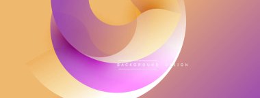 Soyut akışkan şekiller harmanlanarak yumuşak bir arkaplan oluşturur. Şeftali, mor, pembe renkler tasarımda baskın. Minimalist estetik.