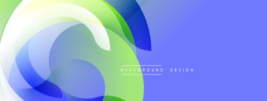 Soyut akışkan şekiller harmanlanır, canlı mavi, yeşil gradyanlar oluşturur. Arkaplan ve sunumlar için modern tasarım ögesi.