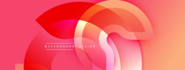 Soyut sıvı şekilleri, canlı pembeler, portakallar dinamik bir zemin oluşturur. Üst üste binen katmanlar hareketi, modern tasarım estetiğini akla getiriyor.