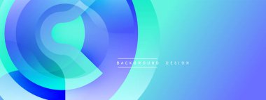 Soyut akışkan şekiller, canlı mavi, turkuaz eğimler. Arka planlar ve sunumlar için modern tasarım öğesi. Yumuşak geçişler, dinamik kompozisyon.