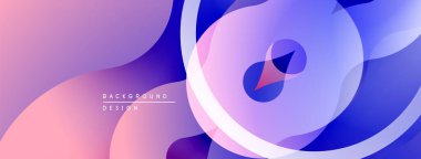Soyut sıvı şekilleri, gradyanlar, mor renkler tasarımda baskın. Dijital projeler için modern ve zarif bir arkaplan.