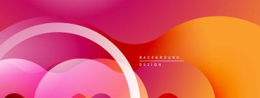 Soyut eğim arkaplanı. Üst üste binen şekiller dinamik görsel akış yaratır. Sıcak renkler kompozisyona hakim. Minimalist tasarım.