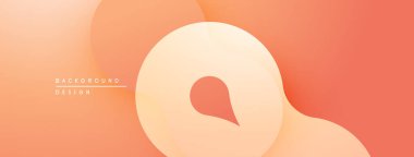 Soyut eğimler yumuşak şekiller yaratır. Şeftali, mercan renkleri kompozisyona hakim. Minimalist tasarım sıcaklığı ve huzuru çağrıştırıyor.