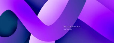 Soyut mor tasarım akışkan şekiller, gradyanlar içerir. Dijital projeler ve sunumlar için modern arkaplan uygun. Yumuşak geçişler derinlik yaratır.