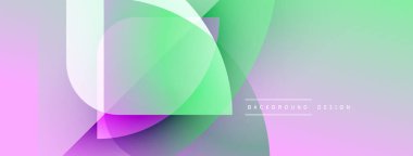 Soyut geometrik şekiller çakışıyor. Yumuşak pastel renkler harmanlanarak modern arkaplan tasarımı oluşturur. Minimalist estetik, pürüzsüz gradyanlar mevcut.