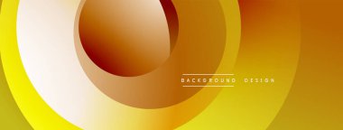 Soyut katmanlar dinamik sıcak renk şeması oluşturur. Yumuşak eğimler hareketi, modern estetiği akla getiriyor. Basit tasarım, zarif sunum.