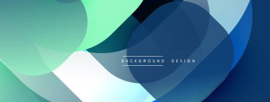 Soyut sıvı şekilleri örtüşür, parlak mavi, yeşil gradyanlar yaratır. Modern tasarım metin arkaplanı, tasarım içerir. Minimalist estetik.