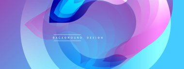 Soyut sıvı şekiller, canlı renklerin karışımı. Modern tasarım, dinamik kompozisyon, gradyan etkiler görsel ilgi yaratır. Arkaplanda metin ögeleri.