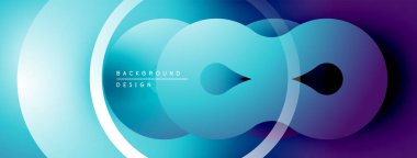 Soyut akışkan şekiller, canlı mavi mor gradyan. Arka planlar ve sunumlar için modern tasarım öğesi. Yumuşak geçişler, dinamik kompozisyon.