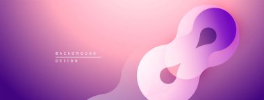 Soyut akışkan şekiller, değişken pembe renkler. Modern tasarım öğesi, düz eğriler, dinamik kompozisyon. Minimalist estetik.