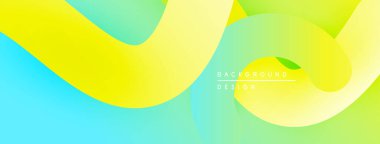 Soyut sıvı şekiller, canlı renklerin karışımı. Yumuşak eğimler dinamik arkaplan yaratır. Modern tasarım ögesi.