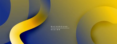 Soyut sıvı şekiller, canlı renkler, modern tasarım. Pürüzsüz gradyanlar dinamik görsel akış yaratır. Minimalist estetik.