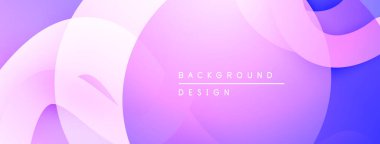 Soyut sıvı şekiller, mor renkler, eğim arkaplanı. Dijital projeler ve sunumlar için modern tasarım ögesi.