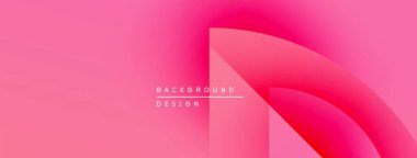 Metin ile pembe gradyan arkaplan. Modern tasarım kıvrımlı şekiller, pürüzsüz geçişler, basit estetik özellikler içerir. Minimalist kompozisyon.