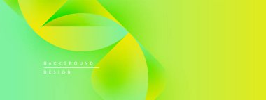 Soyut eğim arkaplanı. Canlı sarı, yeşil renkler pürüzsüz bir şekilde harmanlanmış. Modern tasarım elementleri dinamik görsel akış yaratır. Metin arkaplan tasarımı okur.