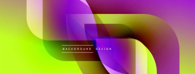 Soyut sıvı şekilleri, canlı gradyanlar. Sarı, mor renkler kusursuz bir şekilde harmanlanır. Arka planlar için modern tasarım ögesi.
