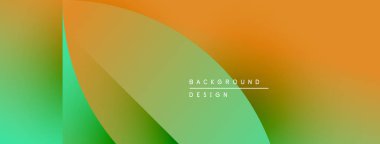Soyut gradyanlar turuncu ve yeşil renkleri harmanlarlar. Minimalist tasarım metin arkaplan tasarımı içerir. Yumuşak geçişler modern görsel efekt yaratır.