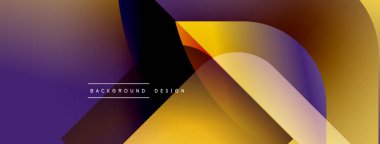 Soyut gradyanlar çakışıyor, dinamik görsel akış yaratıyor. Mor, altın renkleri kompozisyona hakim. Metin arkaplan tasarımı okur.