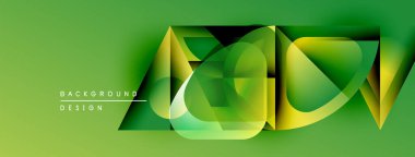 Soyut yeşil tasarım katmanlı şekiller, gradyanlar içerir. Modern estetik, arka planlar ve sunumlar için uygun. Mevcut en küçük metin ögeleri.