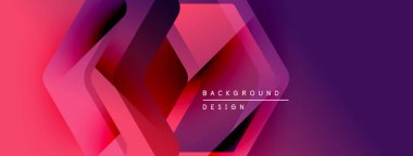 Soyut gradyanlar dinamik katmanlar oluşturur. Pembe, mor renkler harmanlanarak modern arkaplan tasarımı oluşturur. Metin arkaplan tasarımı okur.