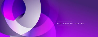 Soyut mor tasarım akışkan şekiller, gradyanlar içerir. Modern estetik, dijital arkaplanlar ve sunumlar için uygun.