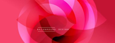 Soyut çiçek tasarımı. Pembe renkler harmanlanarak dinamik kıvrımlar yaratır. Modern estetik, arka planlar ve sunumlar için uygun..