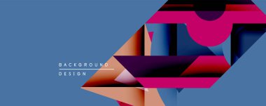 Soyut geometrik bileşim. Üst üste binen şekiller dinamik görsel efekt yaratır. Renk değişimi, mavi, turuncu ekleme derinliği. Arkaplan ve sunumlar için uygun modern tasarım.