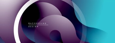 Soyut sıvı şekilleri, mor, mavi gradyanlar. Modern tasarım öğesi, düz eğriler, dinamik kompozisyon. Arkaplan dokusu, zarif biçim.