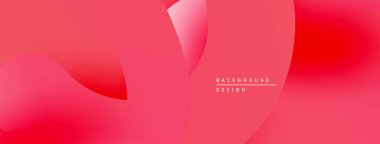 Soyut kırmızı arkaplan. Pürüzsüz gradyanlar akışkan şekiller, modern tasarım elementleri yaratır. Minimalist estetik, dijital projeler için uygun.