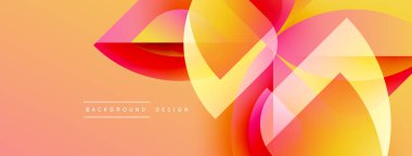 Soyut tasarım dalgalı şekiller, canlı turuncu, sarı renkler içerir. Modern estetik, dinamik bileşim, pürüzsüz eğimler sunar.
