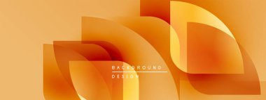 Soyut turuncu tasarım. Üst üste binen şekiller dinamik görsel efekt yaratır. Sıcak tonlar enerjiyi, modern estetiği akla getiriyor. Basit metin arkaplan tasarımı okur.