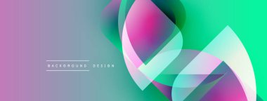 Soyut sıvı şekiller, canlı renklerin karışımı. Gradyan arka plan dinamik görsel efekt yaratır. Projeler için modern tasarım ögesi.