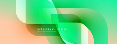 Soyut akışkan şekiller harmanlanır ve canlı gradyanlar oluşturur. Şeftali, yeşil renkler modern estetik sunarak tasarıma hükmediyor. Metin arkaplan tasarımı okur.