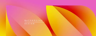 Soyut eğim arkaplanı. Pembe, turuncu, sarı renkler düzgün bir şekilde harmanlanır. Dijital projeler için modern tasarım öğesi. Basit, canlı..