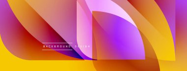 Soyut canlı katmanlar örtüşüyor. Renkler karışıyor, dinamik görsel efekt yaratıyor. Arka planlar ve pankartlar için modern tasarım uygun.