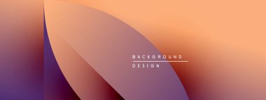 Soyut eğim arkaplanı. Yumuşak mor, turuncu renkler düzgün bir şekilde harmanlanır. Metin element arkaplan tasarımlı minimalist tasarım. Modern estetik.