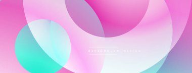Soyut sıvı şekiller, pembeler, maviler harmanlanır. Modern tasarım, gradyanlar yumuşak görsel efektler yaratır. Arkaplan yaratıcılığı, yeniliği öneriyor.