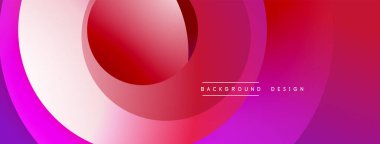 Soyut katmanlar canlı pembe, kırmızı gradyan oluşturur. Arka planlar ve sunumlar için modern tasarım öğesi. Yumuşak geçişler, dinamik kompozisyon.