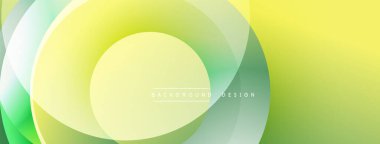 Soyut arkaplan özellikleri üst üste biniyor. Sarı, yeşil renkler pürüzsüz bir değişim etkisi yaratır. Modern tasarım ögesi.
