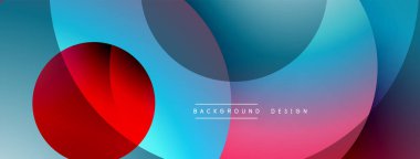 Soyut sıvı şekilleri kesişir. Mavi, pembe, kırmızı gradyanlar dinamik görsel efekt yaratır. Arkaplan ve sunumlar için modern tasarım.