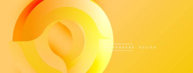 Soyut sarı tasarım. Üst üste binen katmanlar dinamik görsel efekt yaratır. Dereceli gölgeler pürüzsüz geçiş ve modern estetik sunar.