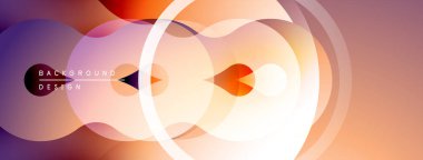 Soyut renkli katmanlar dinamik görsel efekt yaratır. Gradyan şekiller modern tasarım elementini oluşturur. Yumuşak geçişler, sıcak melodiler kompozisyona hakim..